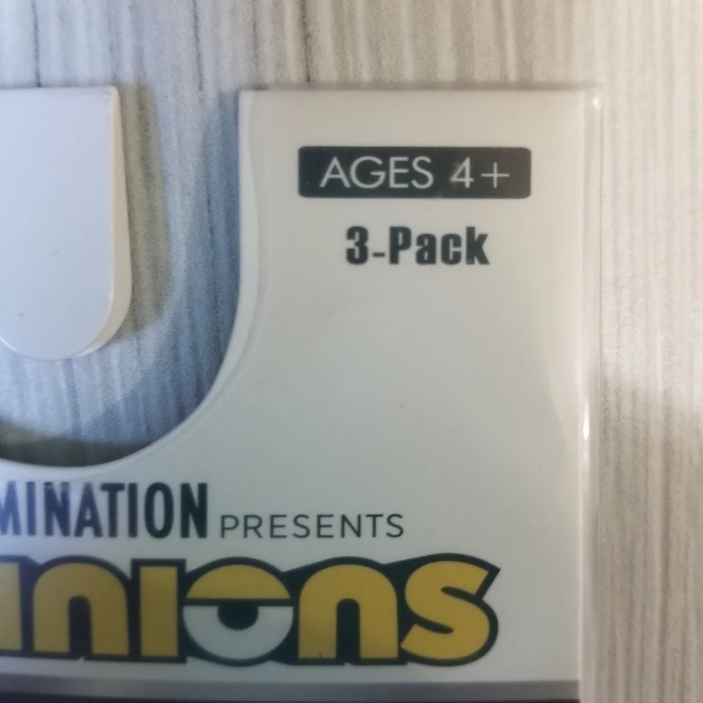 Kids Minions Face Mask (3 pack) NWT
